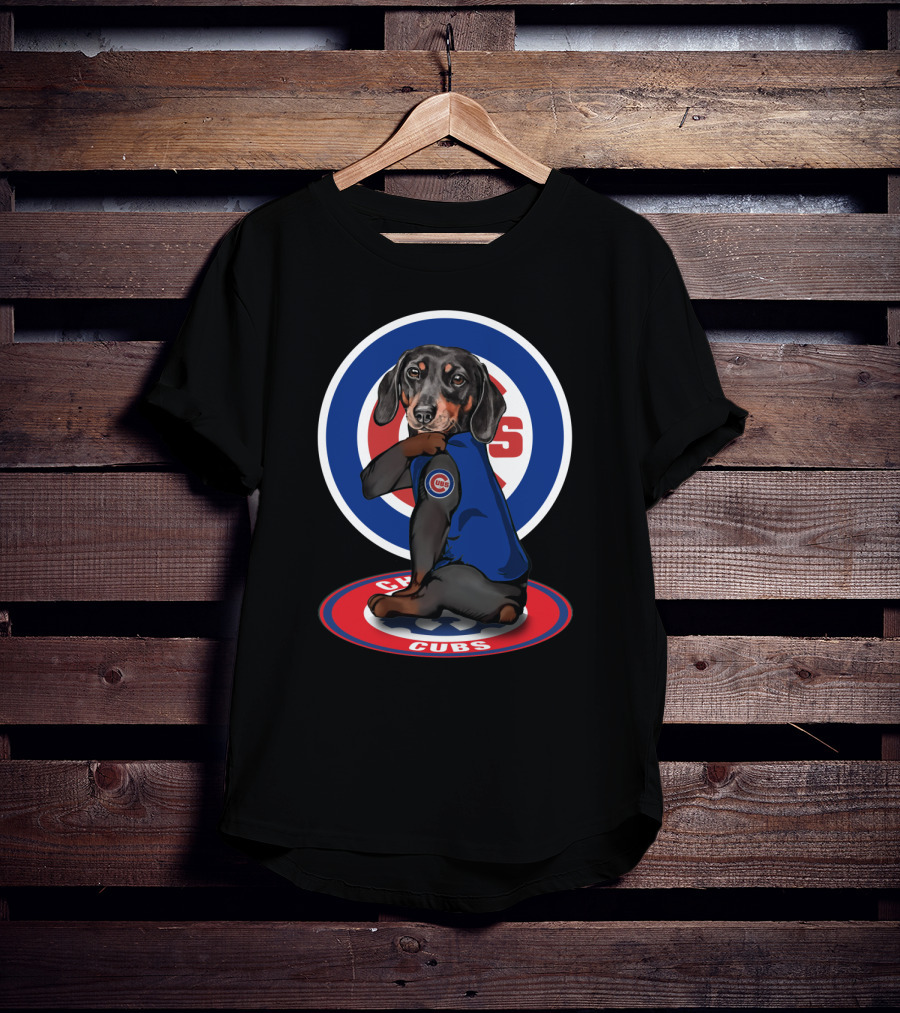 Cubs Dachshunds Chicago Cubs T-Shirt