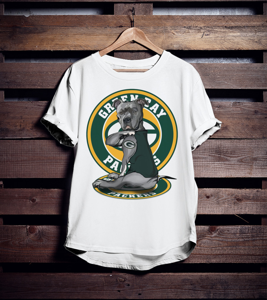 Green Bay Packers Pitbull T-Shirt