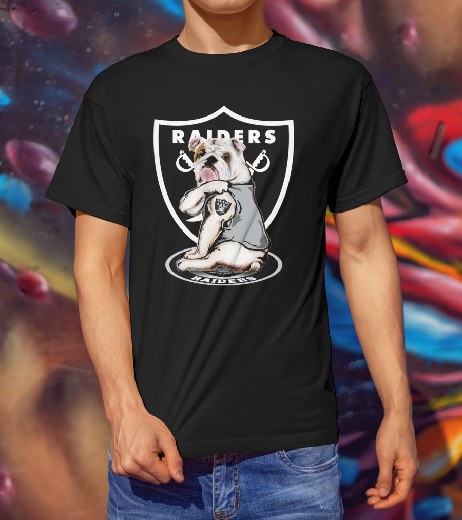 Raiders Bulldog Shield T-Shirt