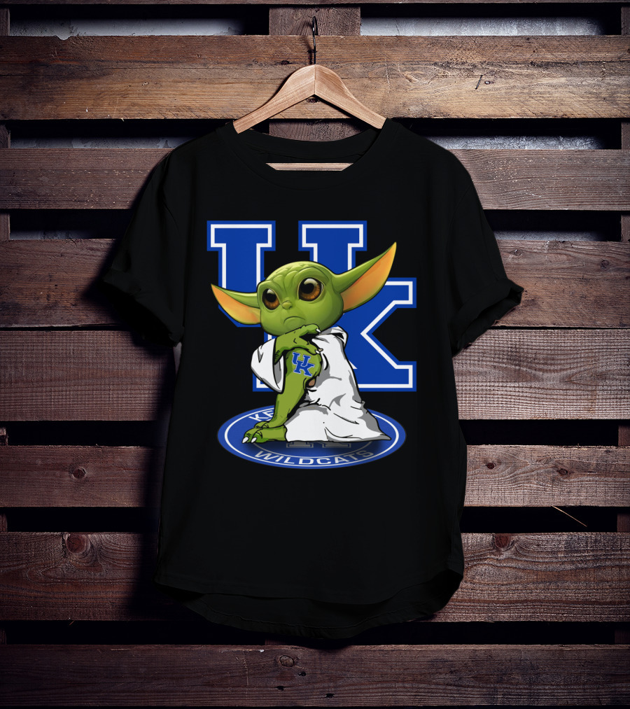 Kentucky Wildcats Yoda Baby UK T-Shirt