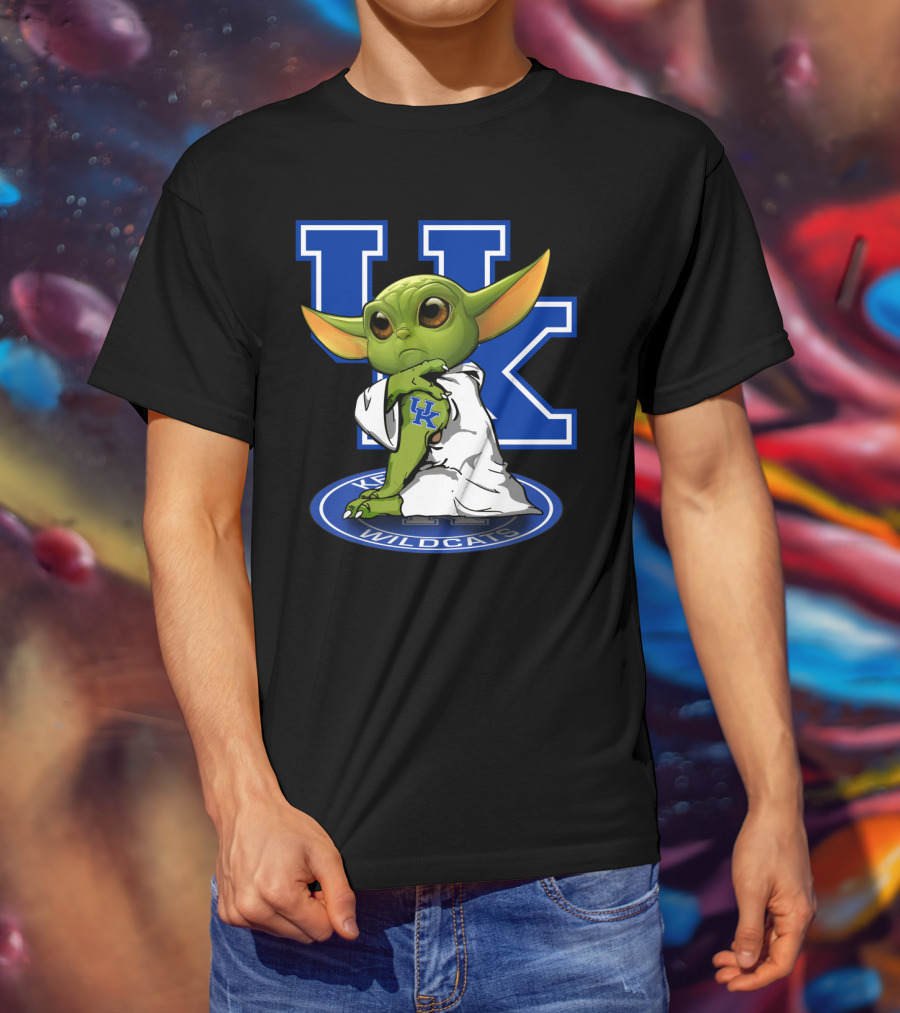 Kentucky Wildcats Yoda Baby UK T-Shirt