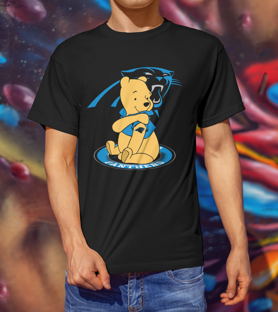 Panthers Pooh Carolina Football Collaboration T-Shirt