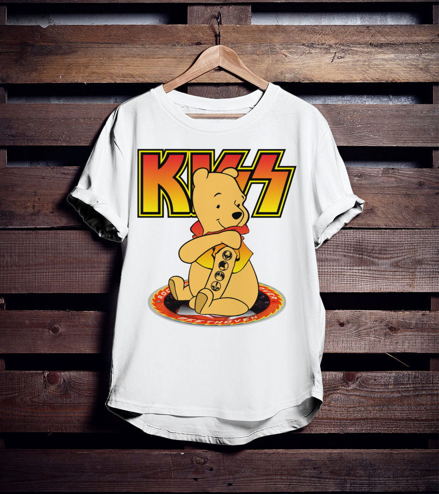 KISS Pooh Beethoven Band T-Shirt