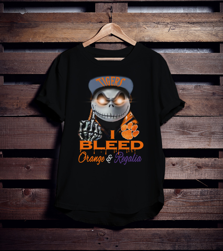 Tigers I Bleed Orange & Regalia T-Shirt