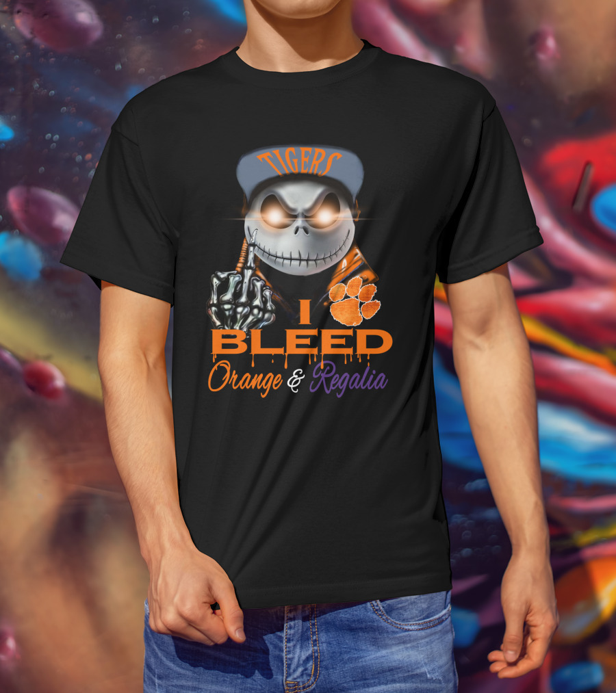 Tigers I Bleed Orange & Regalia T-Shirt