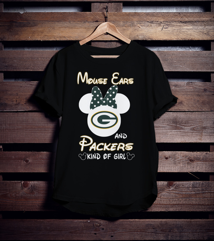 Mouse Ears And Packers Kind Of Girl T-Shirt