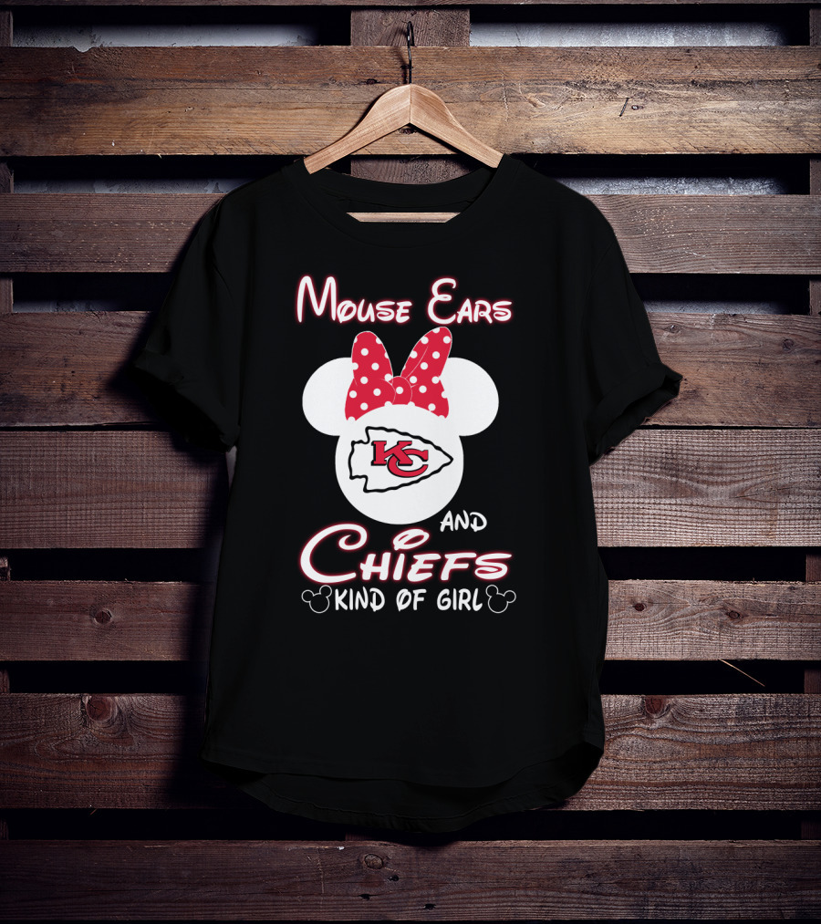 Mouse Ears And Chiefs Kind Of Girl T-Shirt