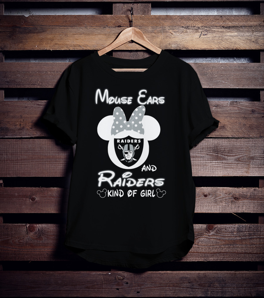 Mouse Ears And Raiders Kind Of Girl T-Shirt