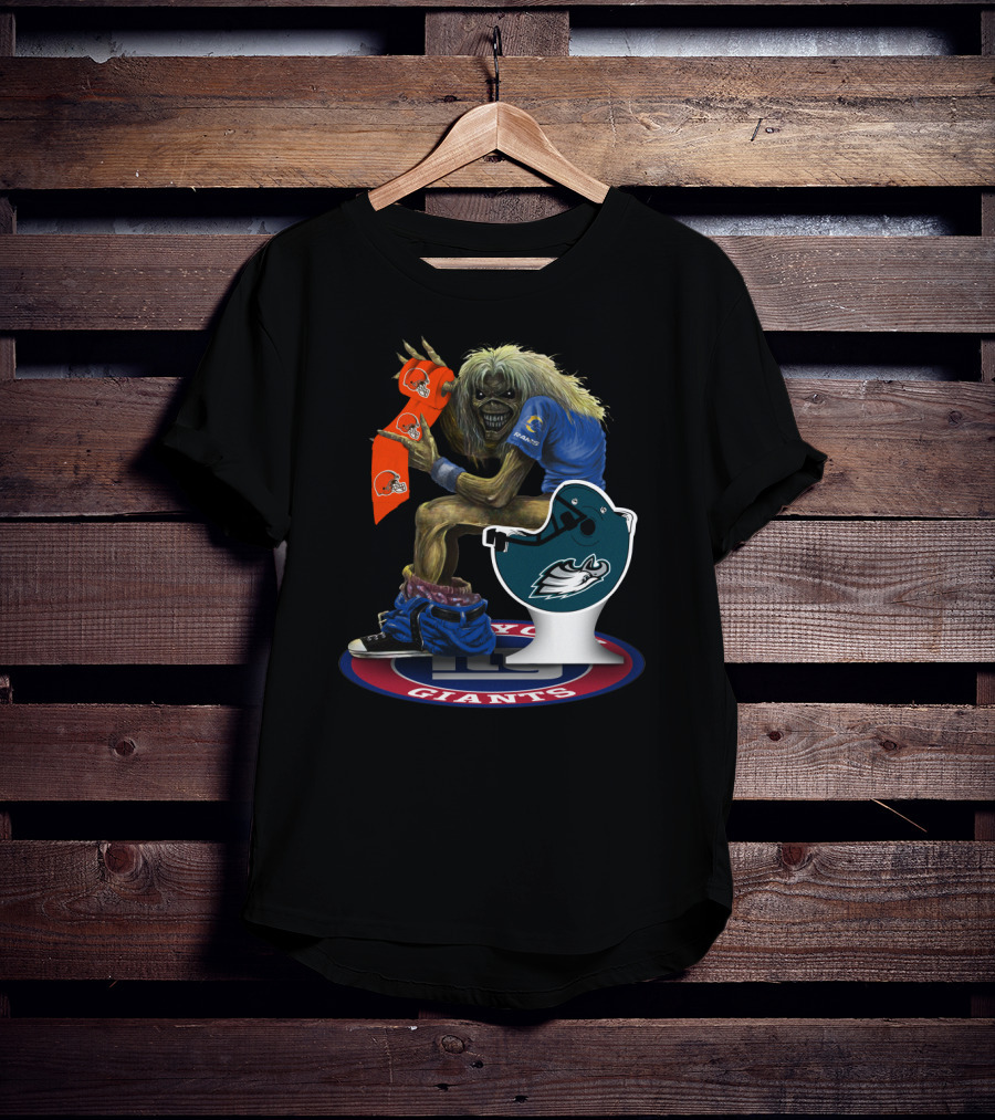 Eddie Giants Browns Eagles Nfl Rivalry T-Shirt
