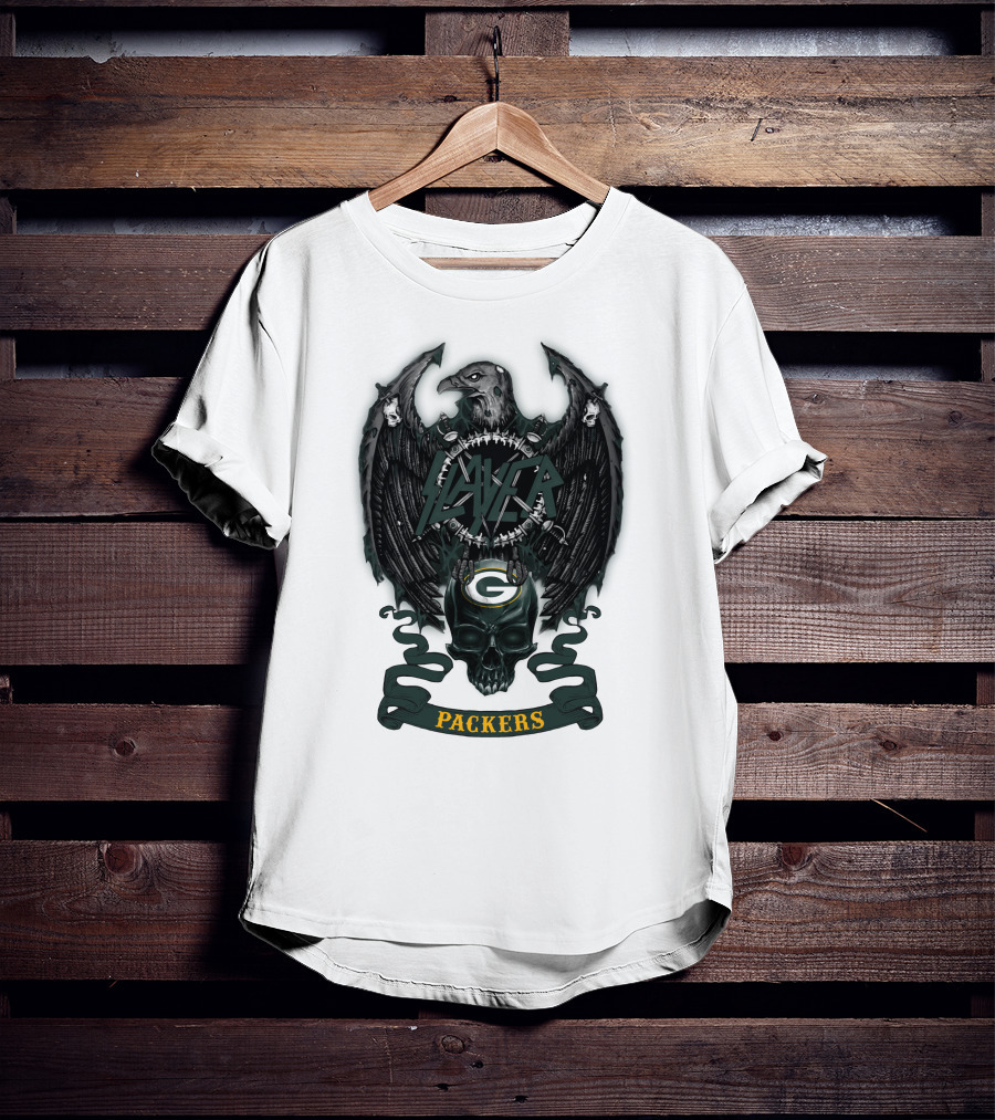 Slayer Packers Skull T-Shirt