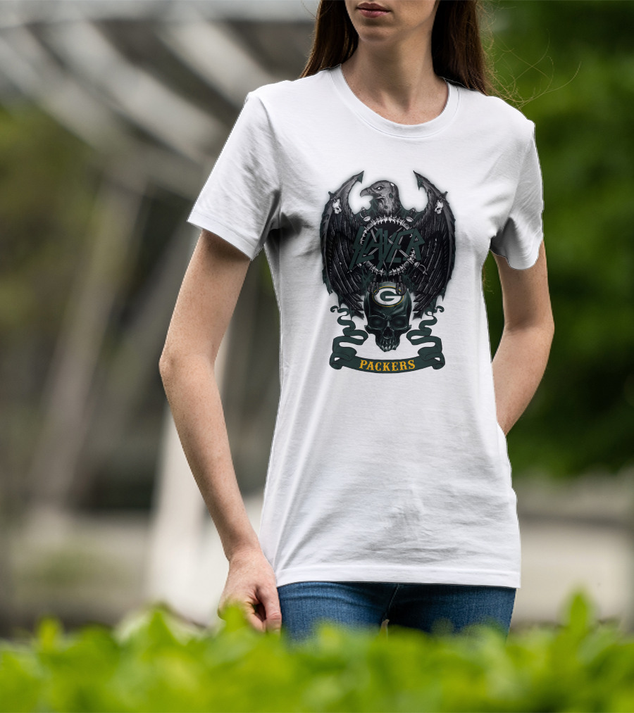 Slayer Packers Skull T-Shirt