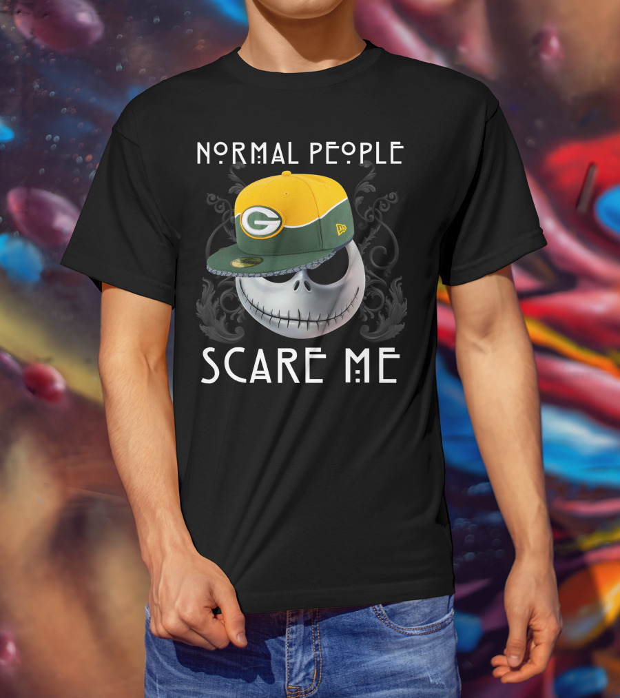 NORMAL PEOPLE SCARE ME Packers T-Shirt