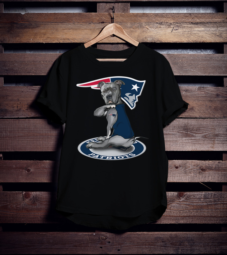 19 New England Patriots Dog T-Shirt