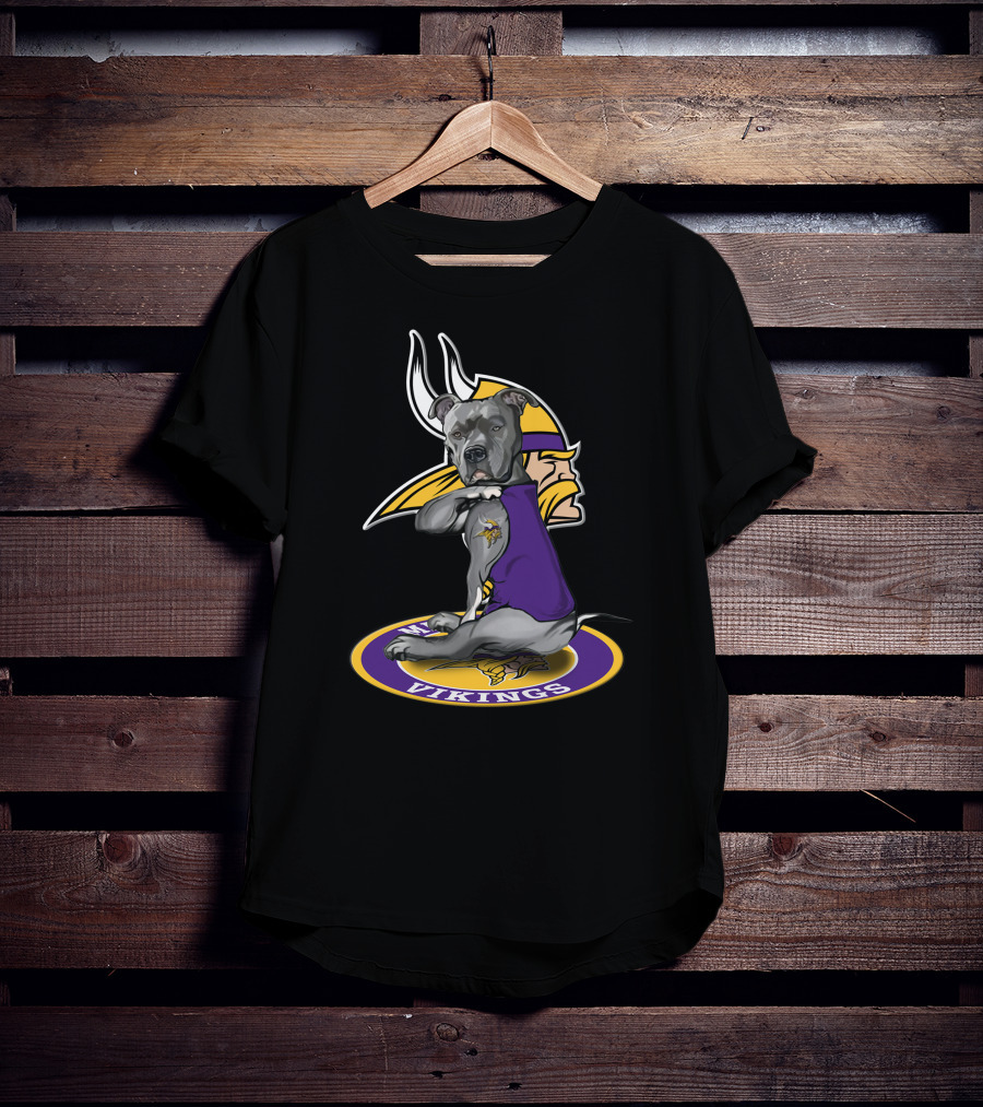 18 Minnesota Vikings Dog Fan Iconic T-Shirt