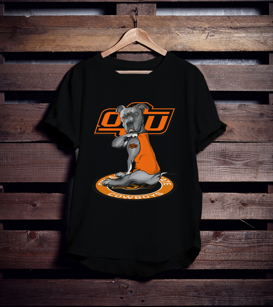 Osu Oklahoma State Cowboys Dog Mascot T-Shirt