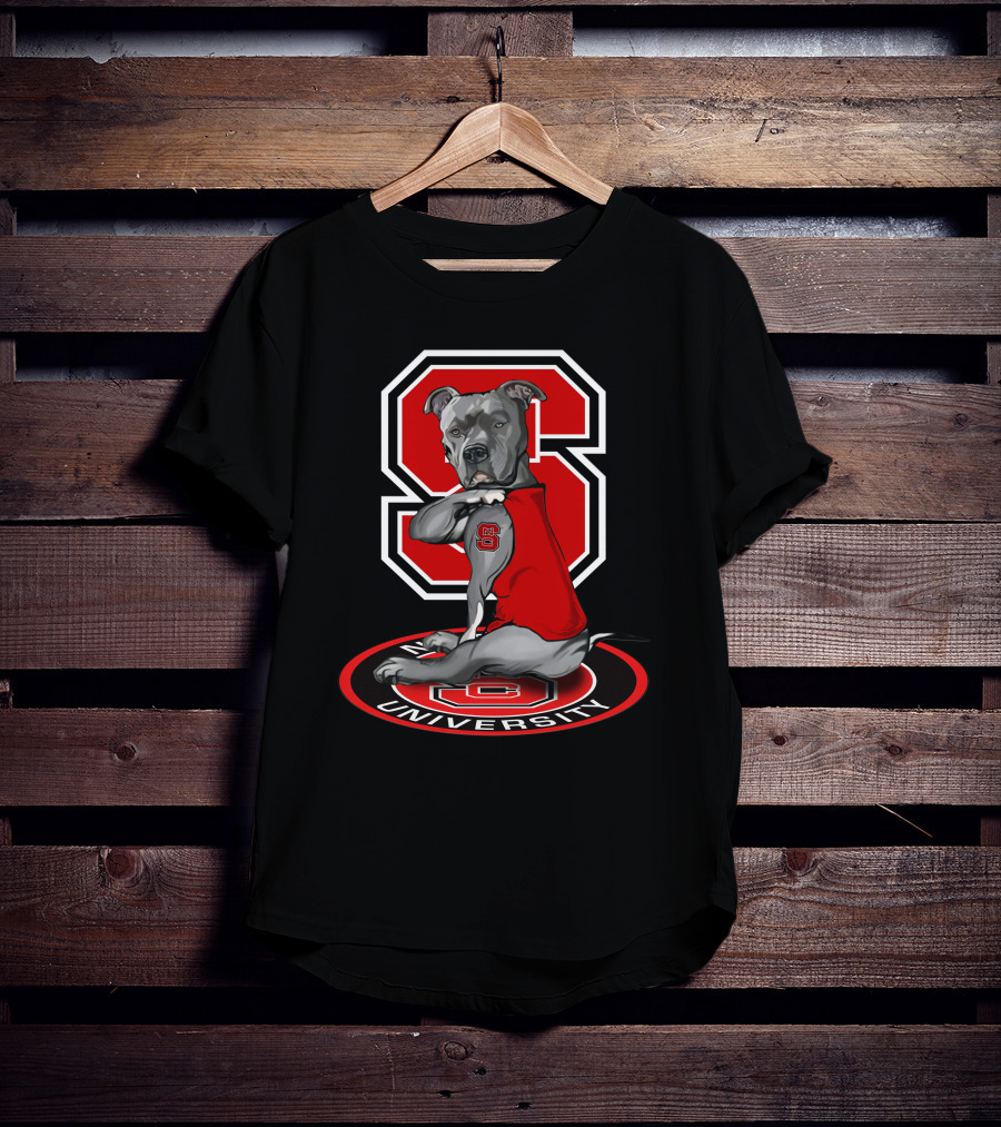 Nc State Wolfpack University Bulldog T-Shirt