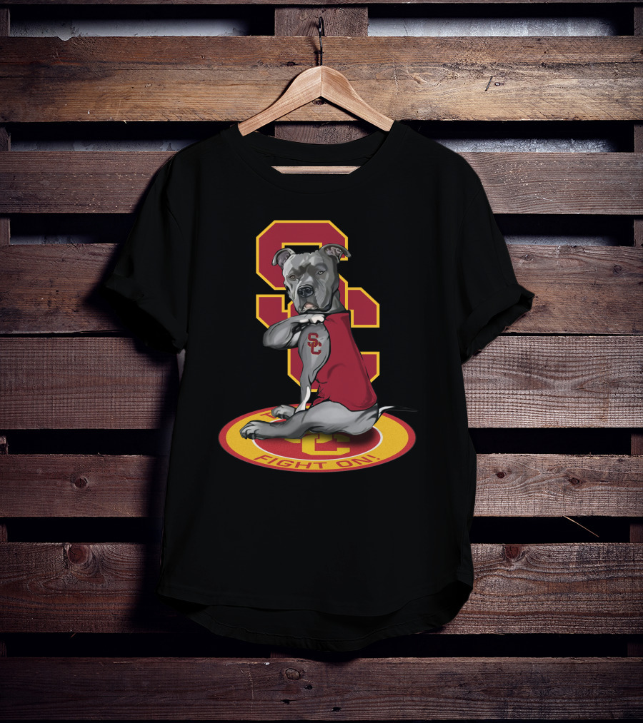 Sc Trojan Dog Fight On! T-Shirt