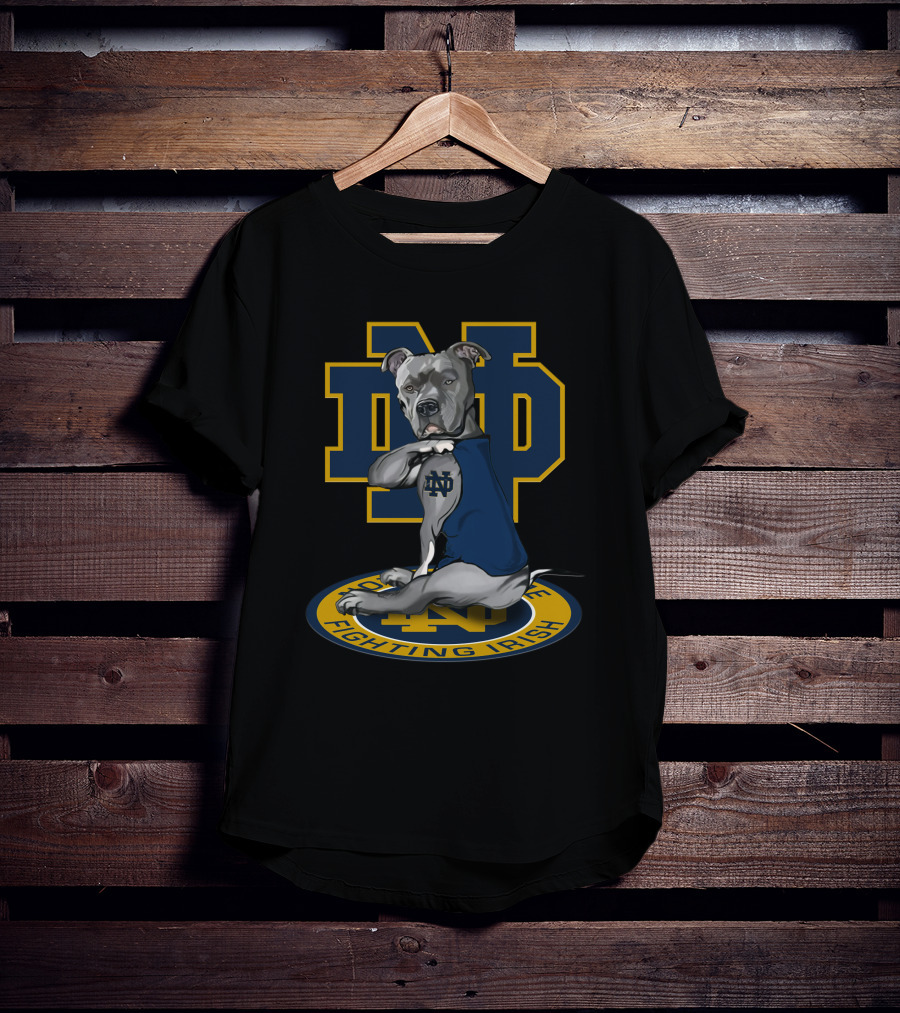 Notre Dame Fighting Irish Bully Mascot Nd T-Shirt