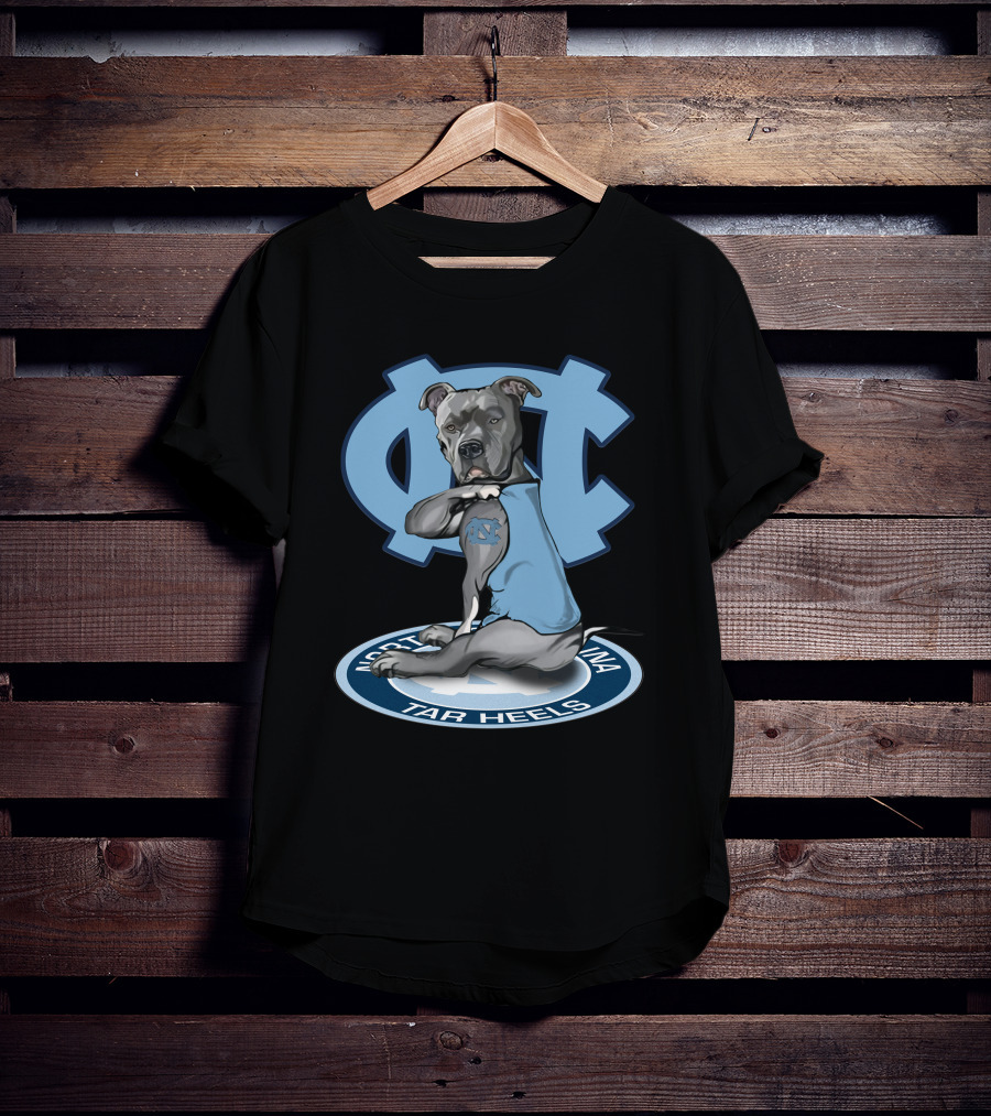 North Carolina Tar Heels 20 Dog T-Shirt