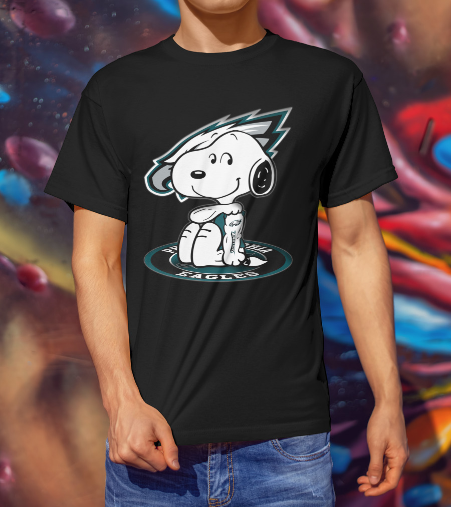 Snoopy Tattoo Philadelphia Eagles T-Shirt