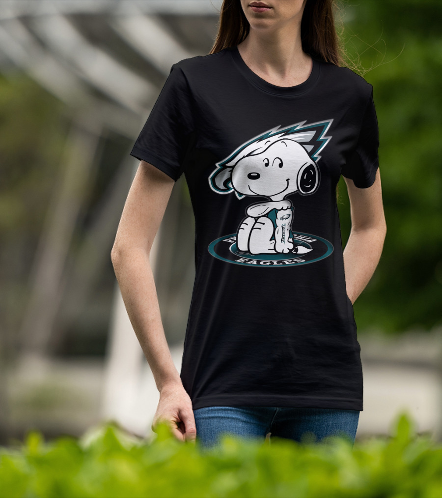 Snoopy Tattoo Philadelphia Eagles T-Shirt
