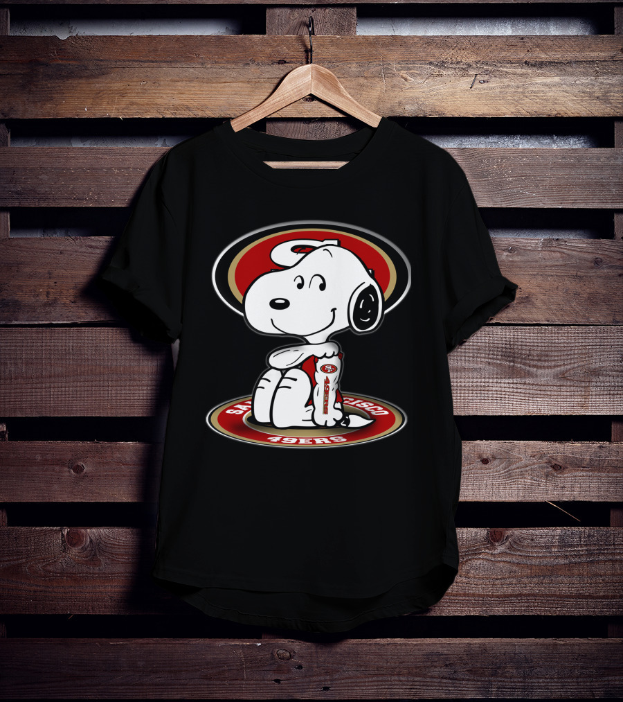 Snoopy San Francisco 49ers Football Fans T-Shirt