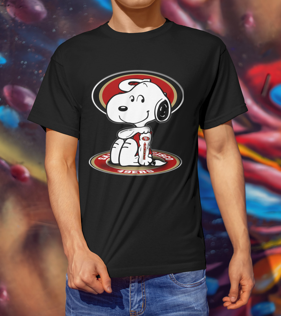 Snoopy San Francisco 49ers Football Fans T-Shirt