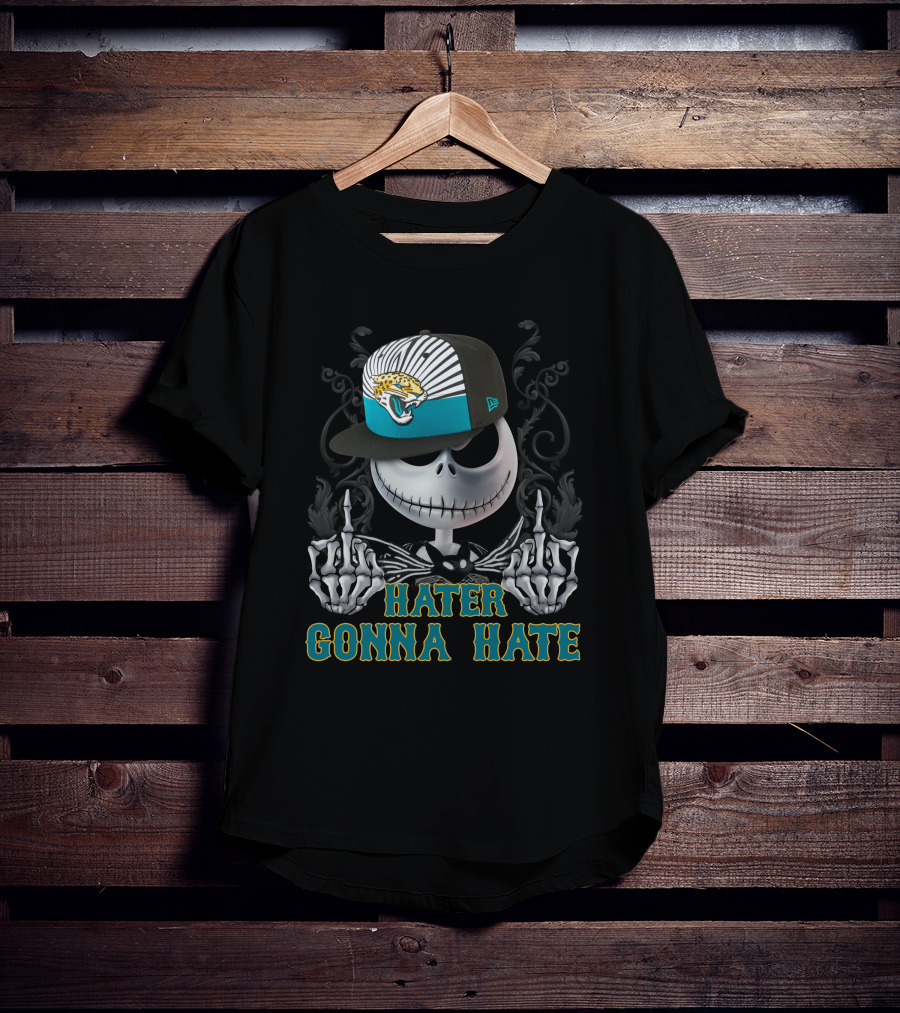 Hater Gonna Hate Jacksonville Jaguars Skeleton T-Shirt