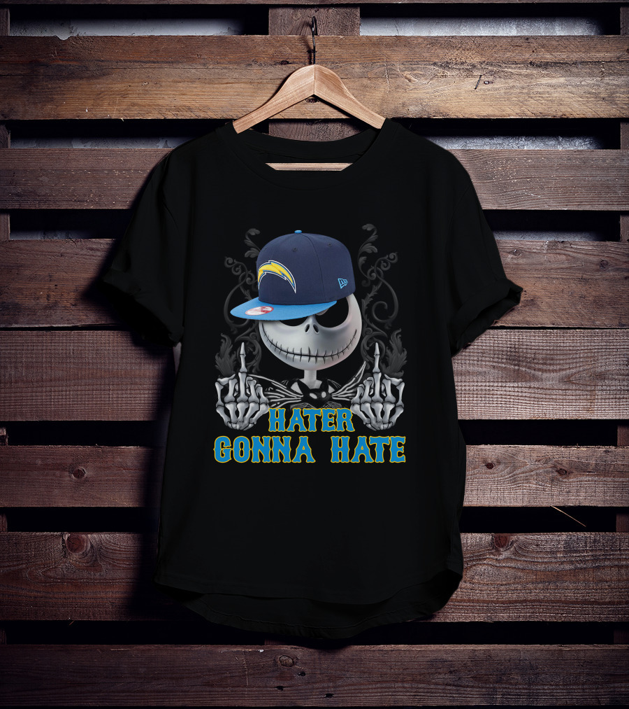 Hater Gonna Hate Los Angeles Chargers Cap T-Shirt