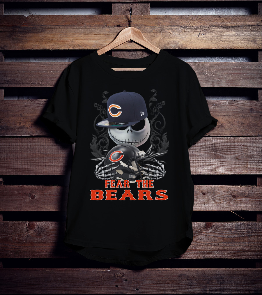 Fear The Bears Ds001-06 Chicago Bears T-Shirt