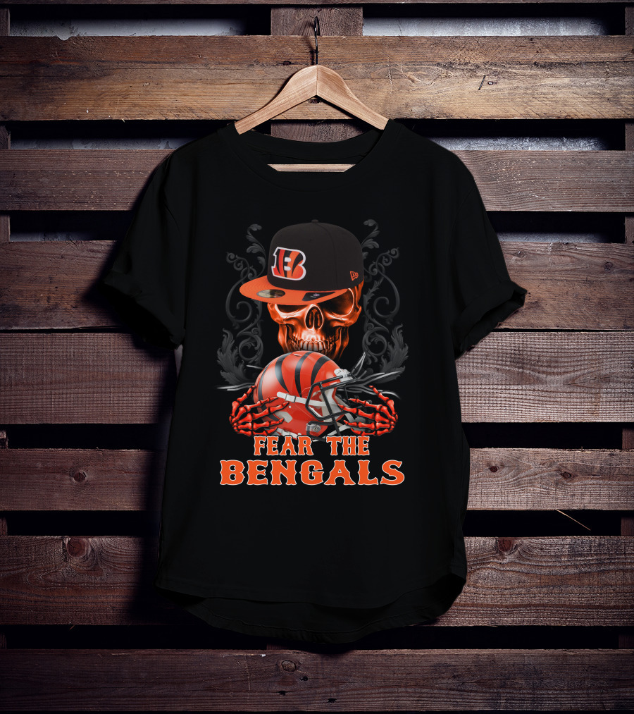 Fear The Bengals Cincinnati Ds002-07 T-Shirt