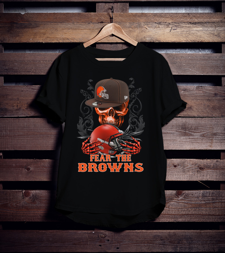 Fear The Browns Cleveland Browns Ds002-08 T-Shirt
