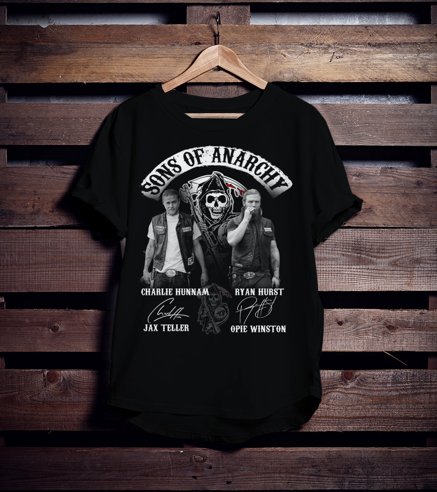 Sons Of Anarchy Jax Teller Opie Winston Charlie Hunnam Ryan Hurst T-Shirt