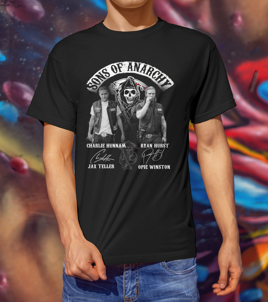 Sons Of Anarchy Jax Teller Opie Winston Charlie Hunnam Ryan Hurst T-Shirt