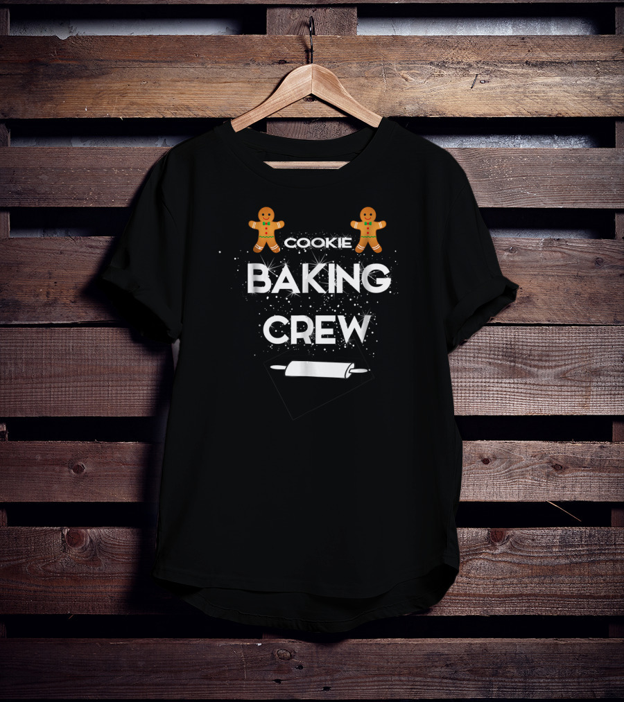 Cookie Baking Crew Gingerbread Christmas Holiday T-Shirt