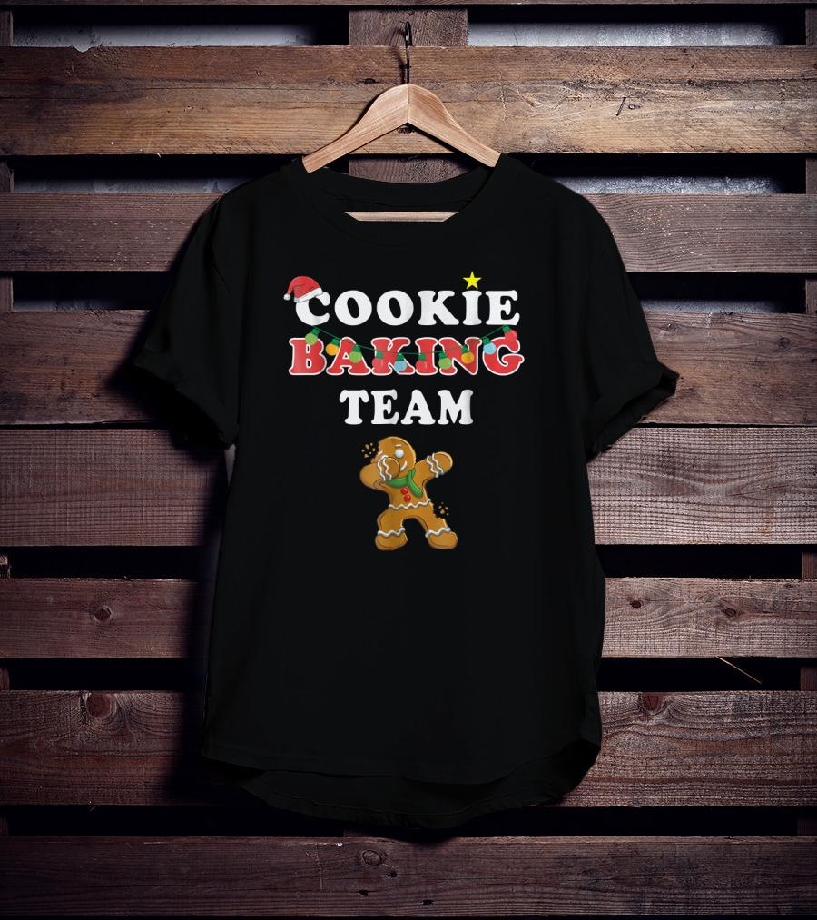 Cookie Baking Team Christmas Gingerbread Holiday Team T-Shirt