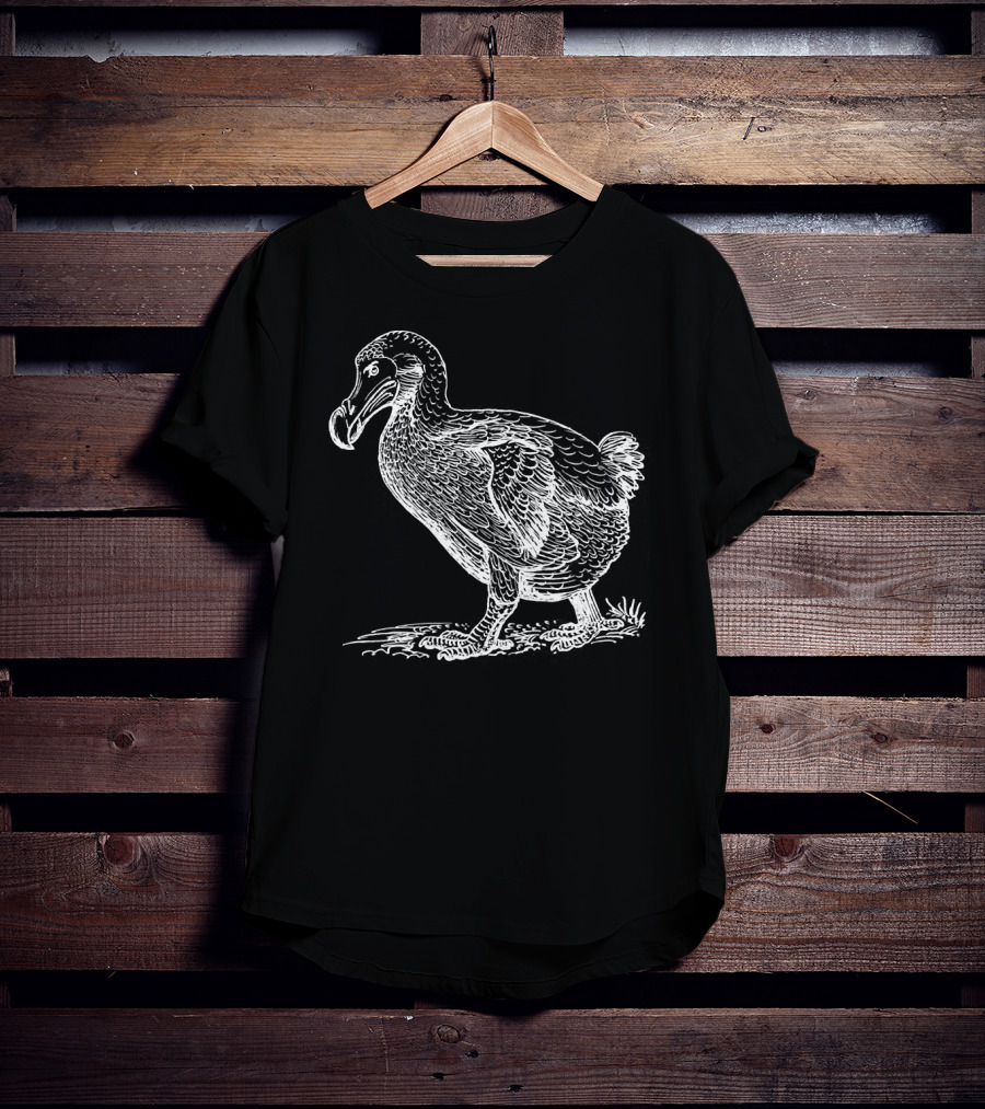 Cool Extinct Dodo Bird Fun Hipster T-Shirt