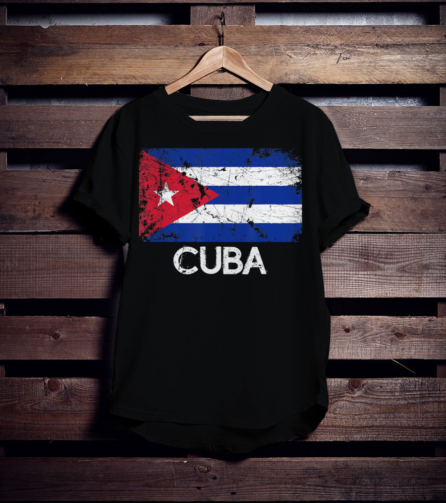Cuban Flag Vintage Cuba T-Shirt
