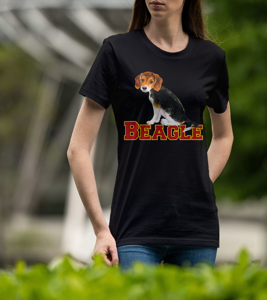Beagle With Cute Puppy T-Shirt