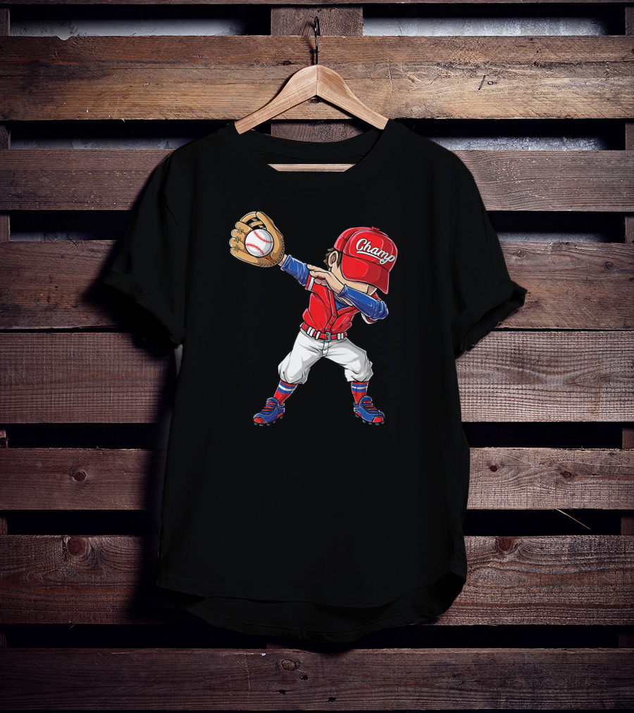 Chango Dabbing Baseball Player T-Shirt