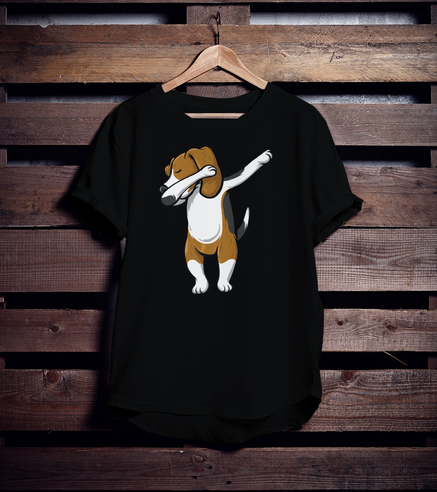 Dabbing Beagle Dog Cartoon Pose T-Shirt