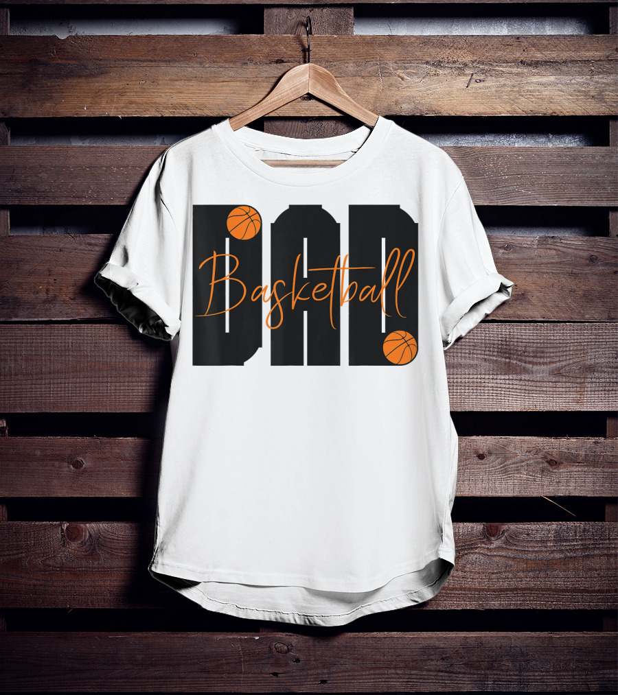 Dad Basketball Lover Father's Day Basketball T-Shirt