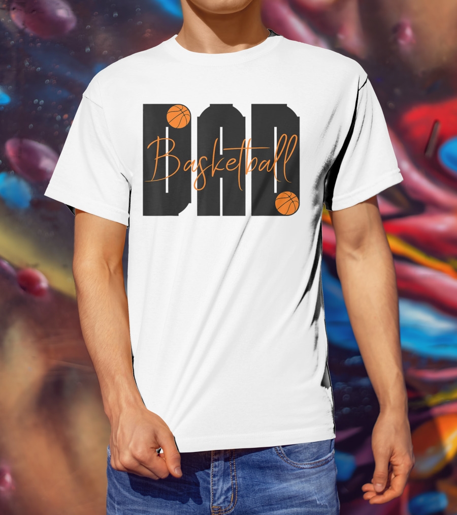 Dad Basketball Lover Father's Day Basketball T-Shirt