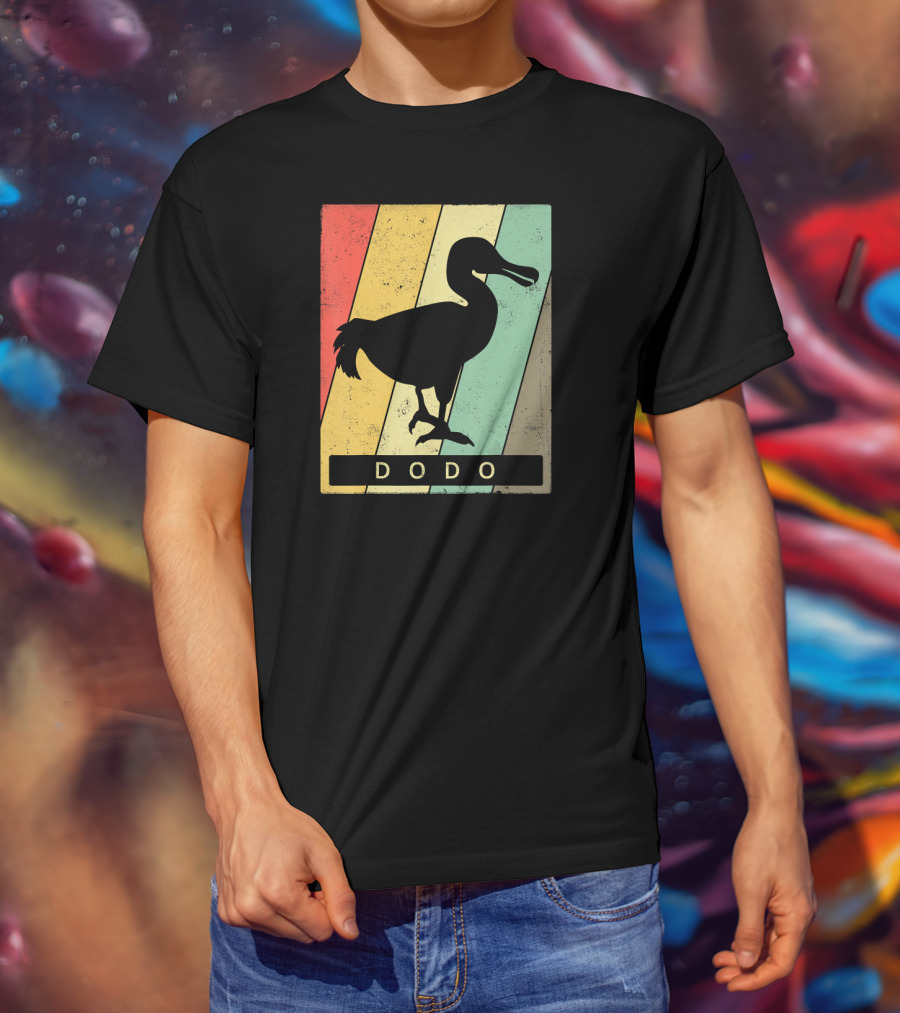 Dodo Bird Lover Vintage Dodo Retro Animal T-Shirt