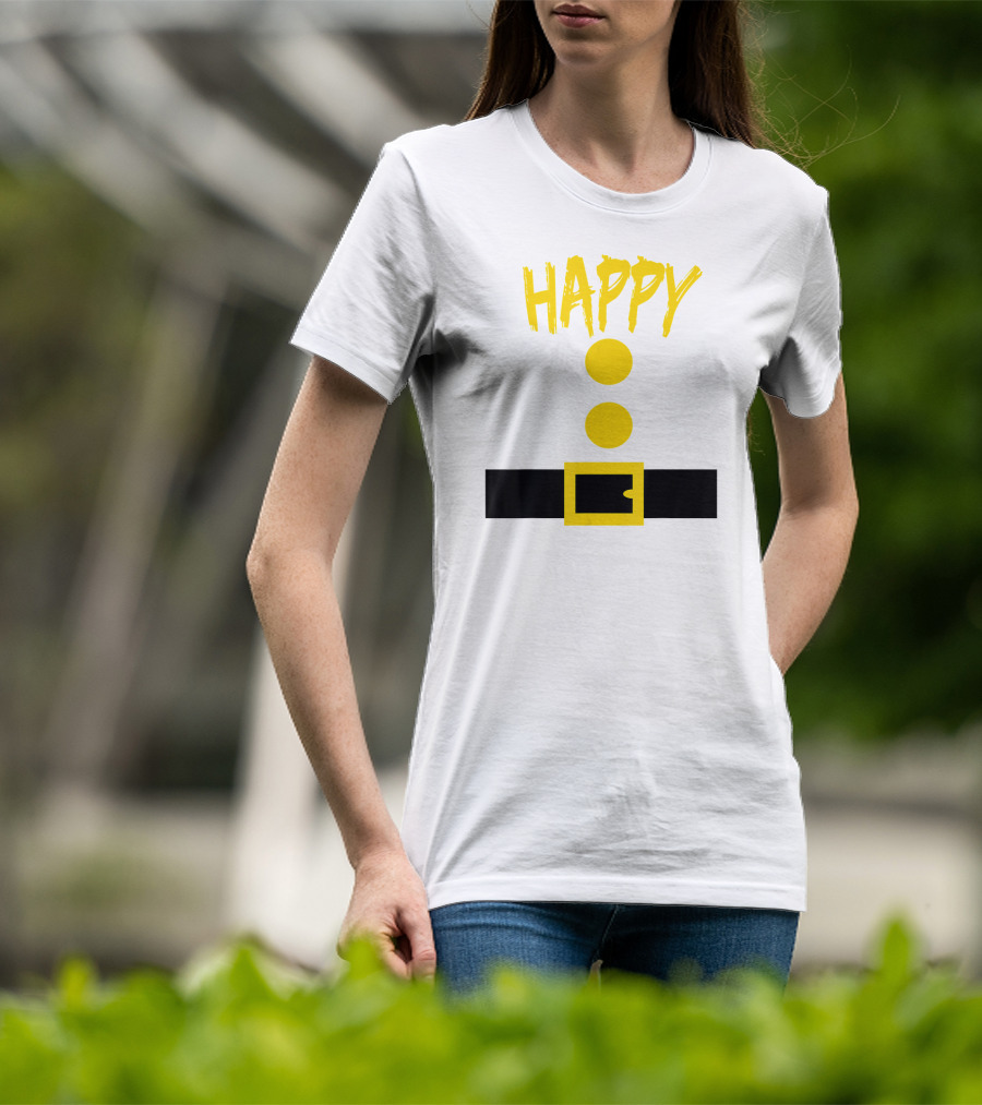 Happy Dwarf Costume Belt T-Shirt