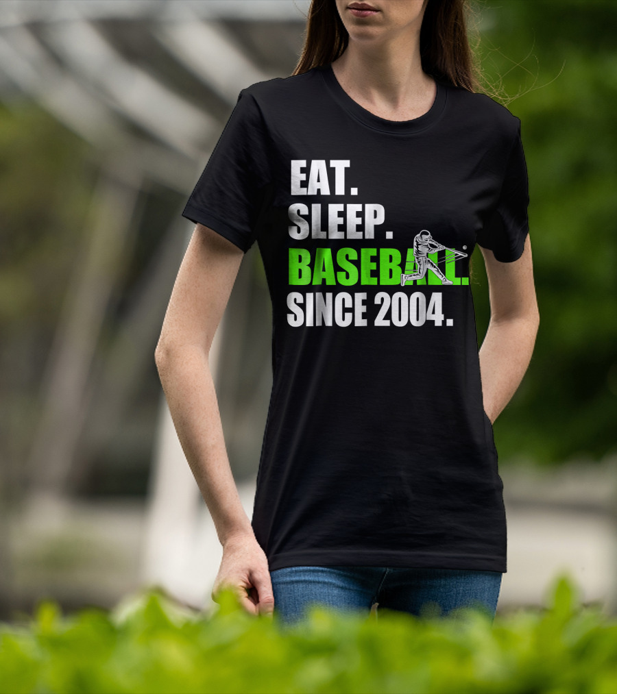 EAT SLEEP BASEBALL SINCE 2004 BATTER T-Shirt