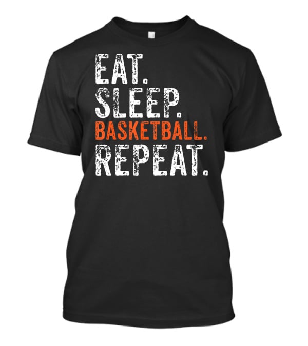 Eat Sleep Basketball Repeat Player T-Shirt
