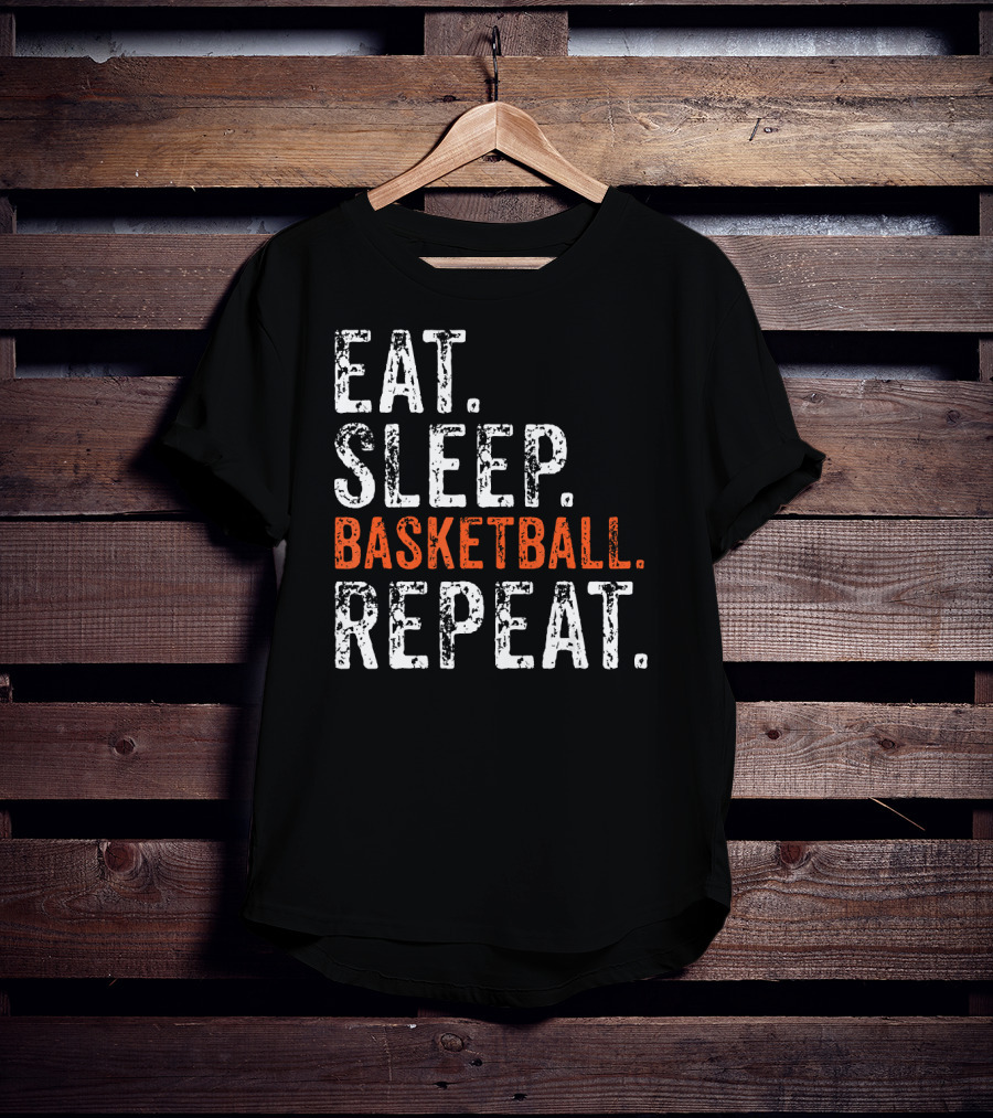 Eat Sleep Basketball Repeat Player T-Shirt