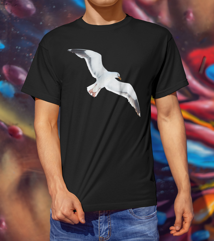 Majestic Flying Seagull For Seagull Lover T-Shirt