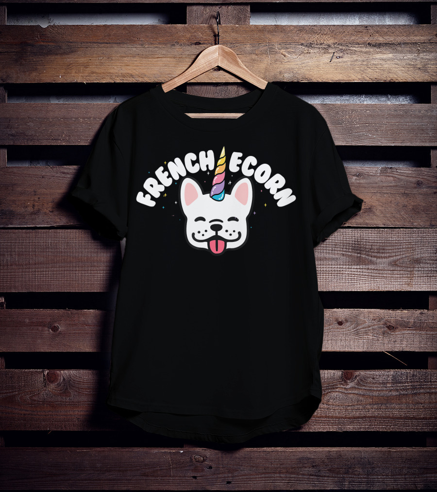 Frenchiecorn French Bulldog Unicorn T-Shirt